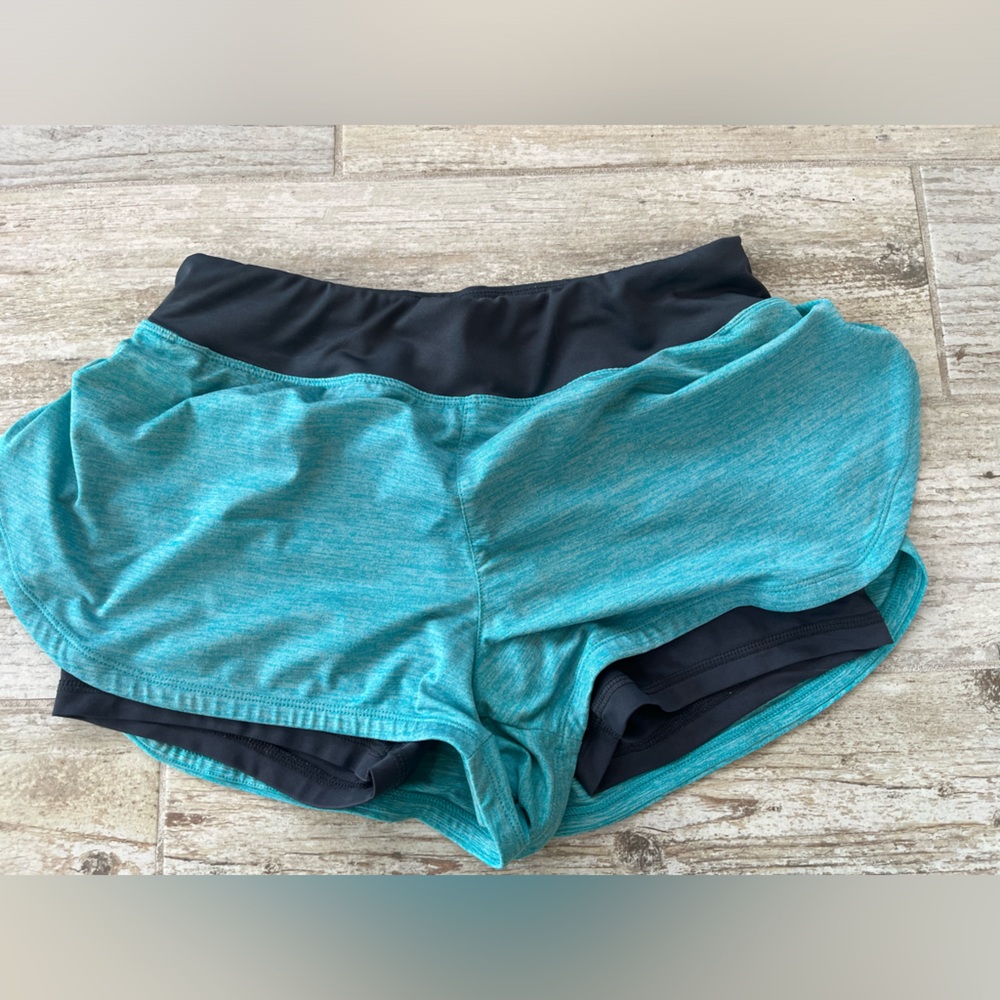 Women's Teal and grey Athletic Shorts